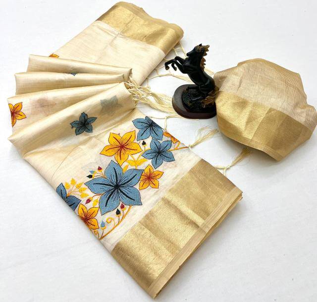 Malhar tissue kerala Wholesale saree dealers in Surat